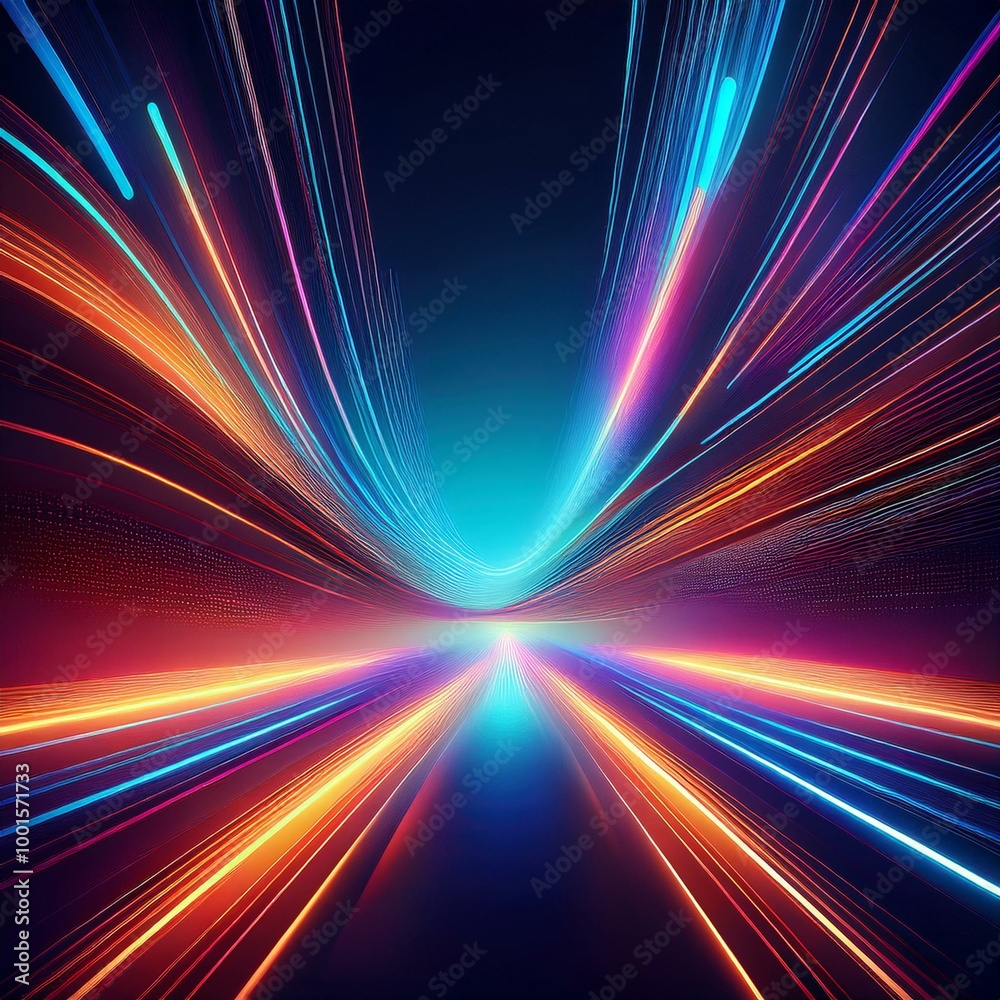 abstract light trails background