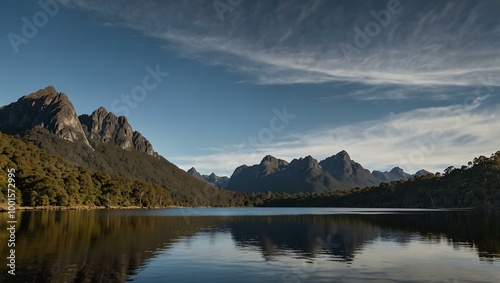 Dove Lake with Cradle Mountain in the backdrop.