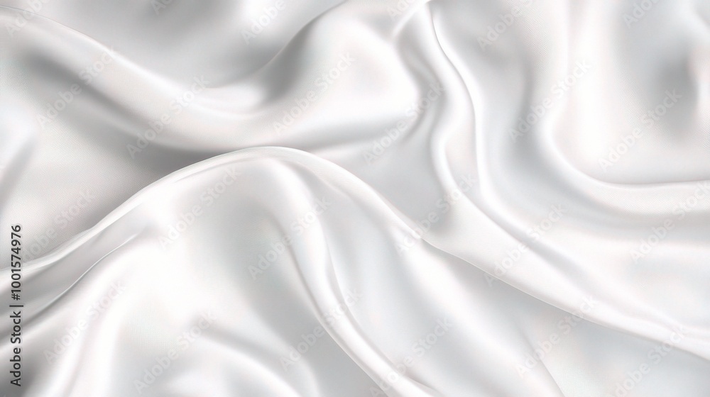 Obraz premium Smooth White Fabric Texture for Background Use