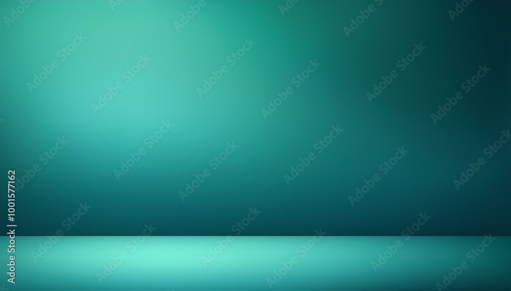 Dark green-blue gradient background. Beautiful light teal color abstract wallpaper. Empty room studio backdrop. Dark green-blue gradient background. Beautiful light teal color abstract wallpaper. Empty room studio backdrop.