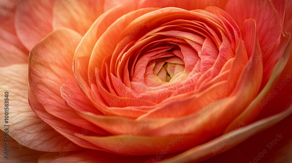 Rose Ranunculus flower petals closeup Persian buttercup rose bloom close up macro Beautiful Holiday bloom backdrop Botanical banner print background : Generative AI Rose Ranunculus flower petals closeup Persian buttercup rose bloom close up macro Beautiful Holiday bloom backdrop Botanical banner print background : Generative AI