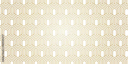 A luxury golden gradient seamless pattern background on an isolated white background