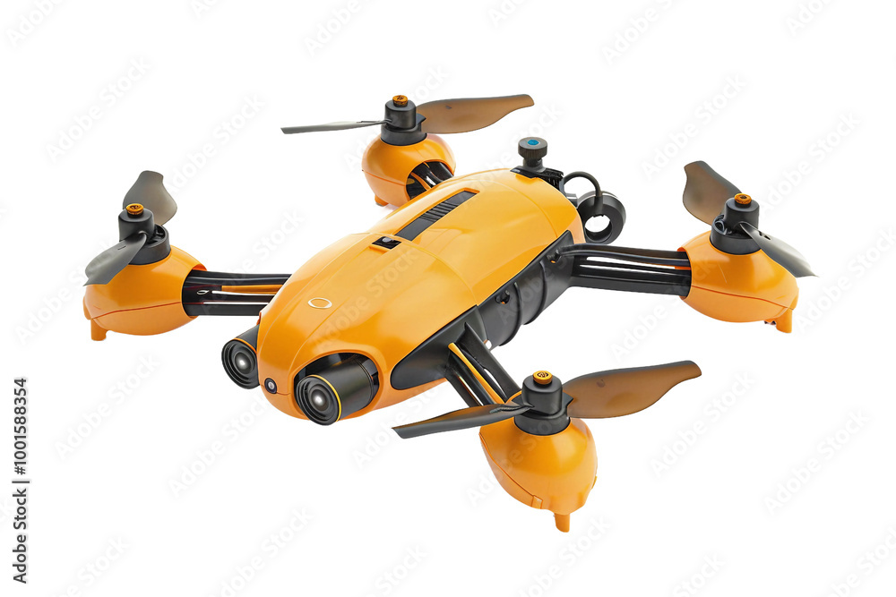 Professional Underwater Drone with High-Tech Features and Reliable Performance Isolated on Transparent Background Professional Underwater Drone with High-Tech Features and Reliable Performance Isolated on Transparent Background