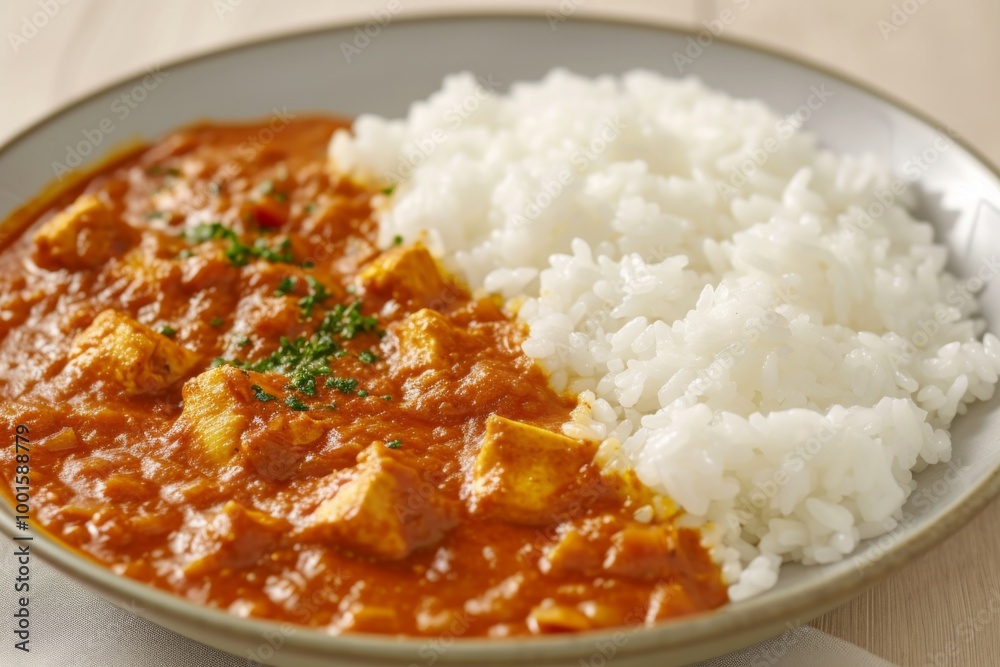 Chicken Curry with Rice: A Delicious and Savory Dish Chicken Curry with Rice: A Delicious and Savory Dish