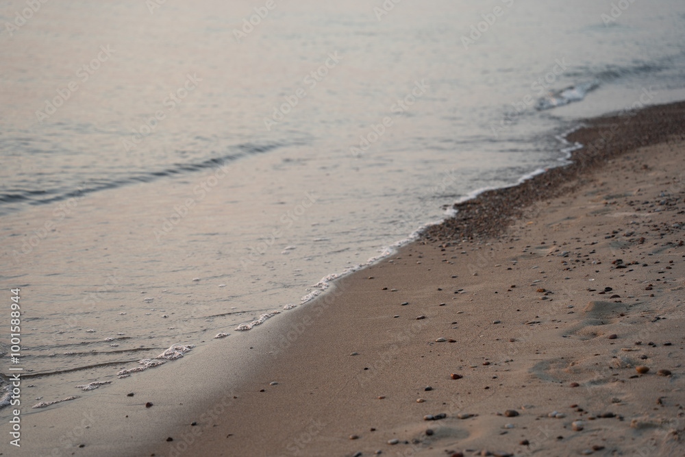 blue sea and brown coastal sand blue sea and brown coastal sand