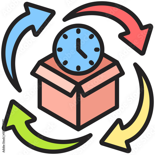 Product Life Cycle Icon