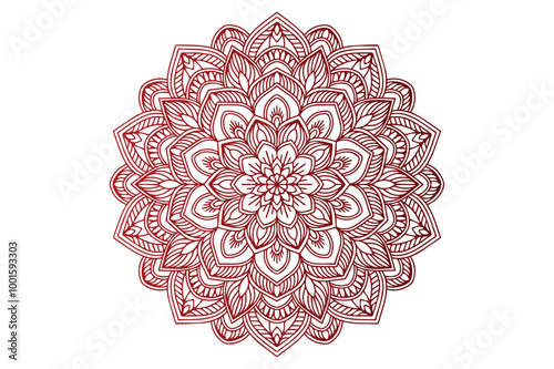 Set of hand drawing zentangle mandalas.Hand drawn mandala with moon, yin yang, om symbol in vector. Perfect set for surface of design, textiles, posters, tattoos in indian yoga style