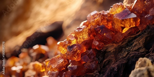 Rich Myrrh Resin in Earthy Textures