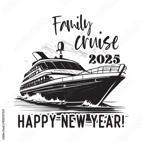 Family Cruise 2025 Happy New Year photo