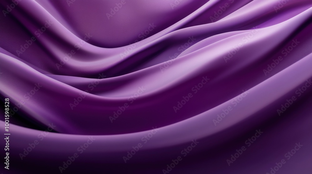 Obraz premium Purple Draped Fabric