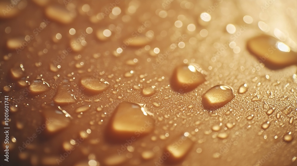 Closeup of water drops on skin : Generative AI Closeup of water drops on skin : Generative AI