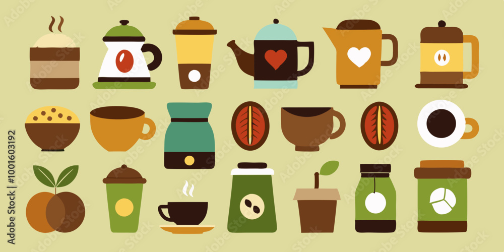 Coffee Icons Set & High-Quality Designs Coffee Icons Set & High-Quality Designs
