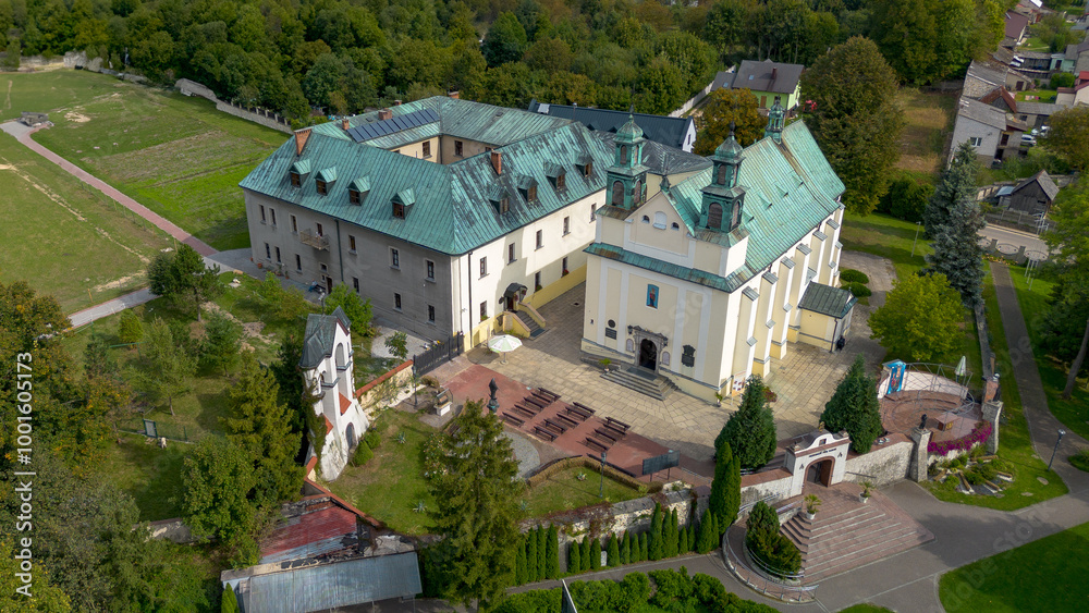 Sanctuary of Our Lady of Leśniów. Kraków-Częstochowa Upland, Poland Sanctuary of Our Lady of Leśniów. Kraków-Częstochowa Upland, Poland