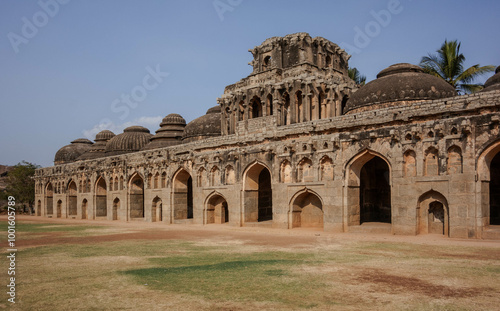 Elephant Stable in Hampi . India.