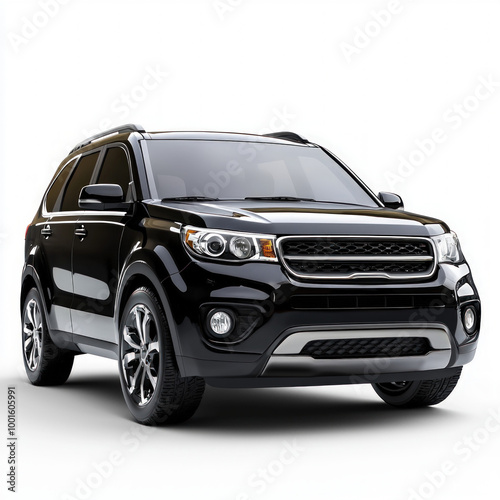 Black Suv Isolated
