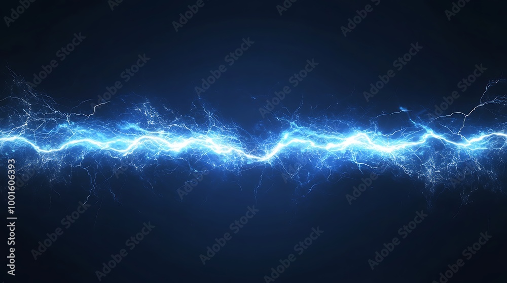 Abstract blue lightning electric energy background Abstract blue lightning electric energy background