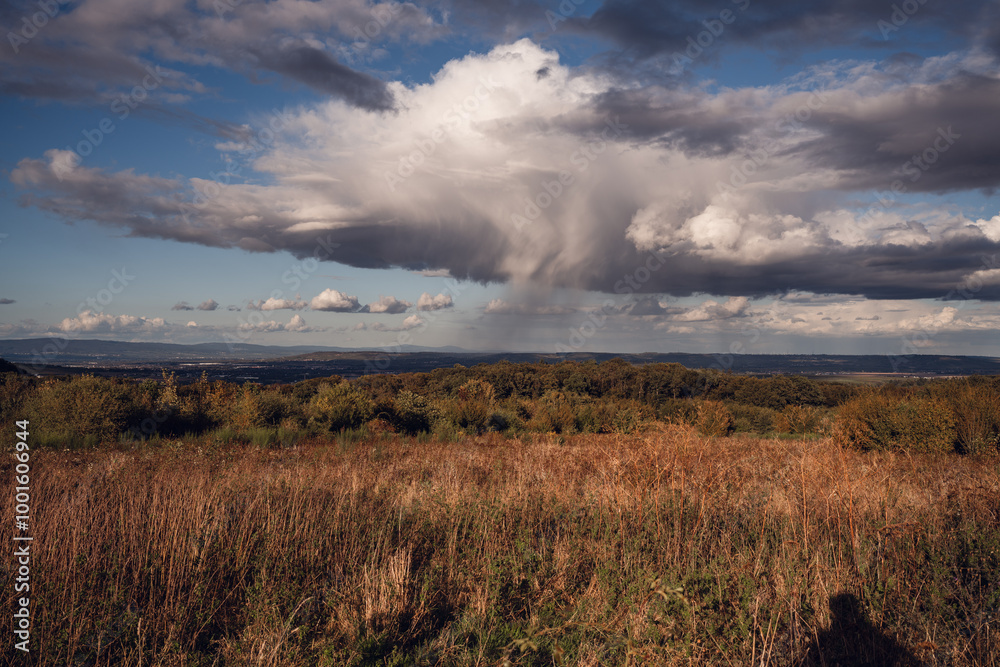 Wolken über der Naheregion in Rheinland-Pfalz