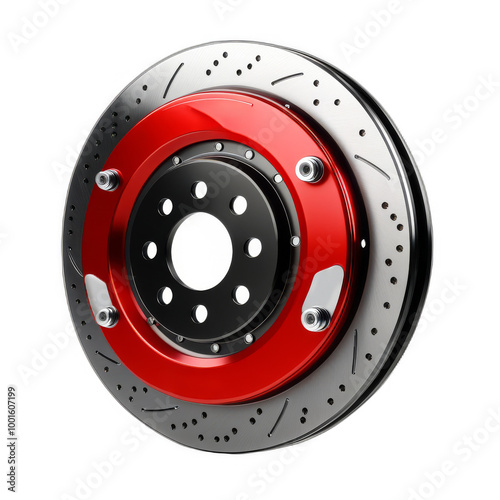 High-Quality 3D Sports Brake Disc Model for Automotive Design