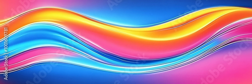 Abstract colorful wavy background.