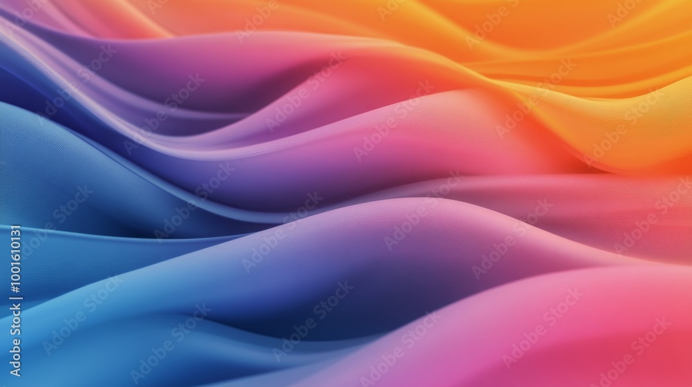 Obraz premium Colorful abstract design featuring spheres and bubbles in pink and blue hues at sunset