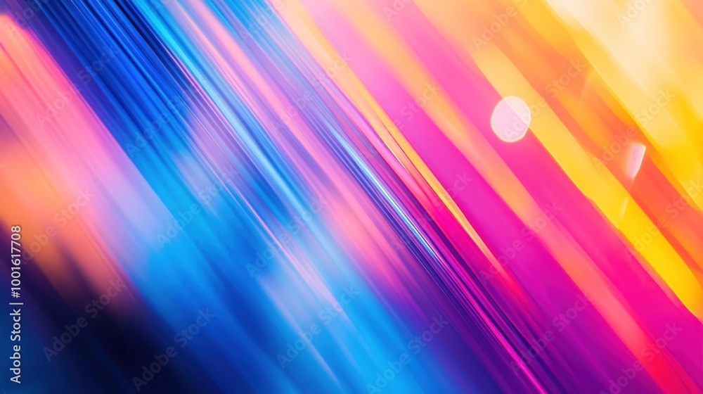 Obraz premium Abstract Colorful Diagonal Lines