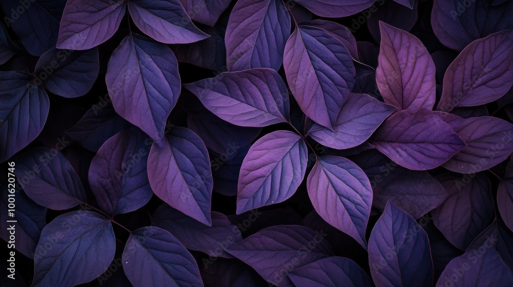 Vibrant purple leaves in a lush garden during daylight Vibrant purple leaves in a lush garden during daylight