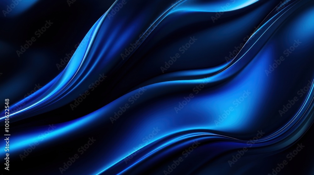 Obraz premium Abstract Blue Swirls