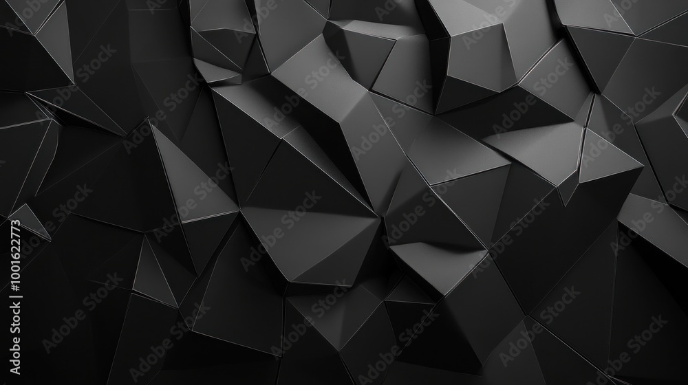 Obraz premium Abstract Black Triangular Pattern