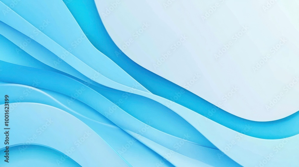 Obraz premium Abstract Blue Waves Background