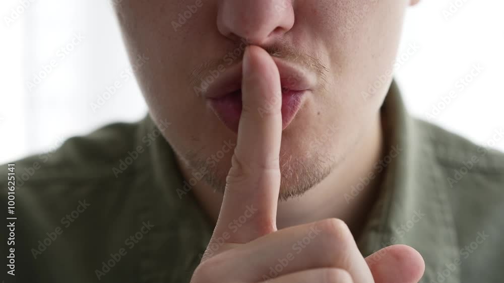 Recipient gesture.
The man closes his mouth.
Closed mouth with hands.
No sounds.
Don't talk.
There must be silence.
Stick to silence.
Sounds, voice, mouth, speak, communicate, gesture, silence Recipient gesture.
The man closes his mouth.
Closed mouth with hands.
No sounds.
Don't talk.
There must be silence.
Stick to silence.
Sounds, voice, mouth, speak, communicate, gesture, silence