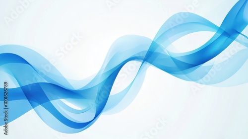 Abstract Blue Waves Design