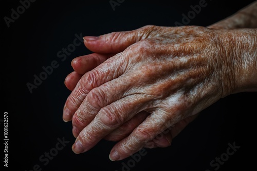 Worn hands show a life of hard work and care