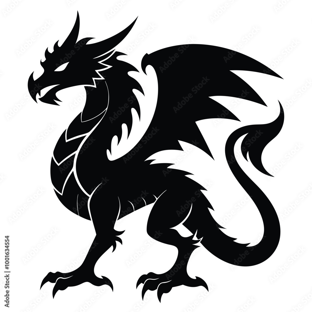 dragon cartoon character vector illustration design