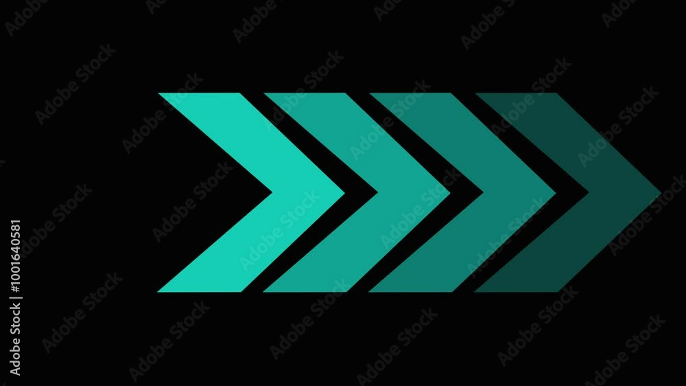 Arrow sign video animation. directional arrow loop, direction arrow ...