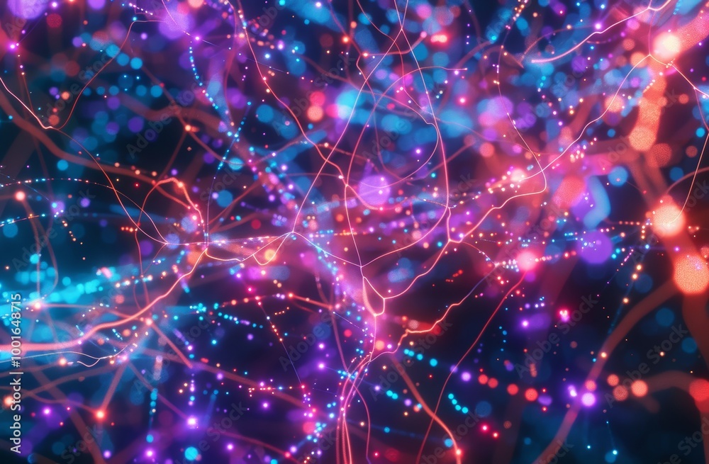 A visually captivating digital artwork depicting an intricate network of glowing data points and lines, representing the complexity and depth of AI models in neural networks. The composition includes A visually captivating digital artwork depicting an intricate network of glowing data points and lines, representing the complexity and depth of AI models in neural networks. The composition includes