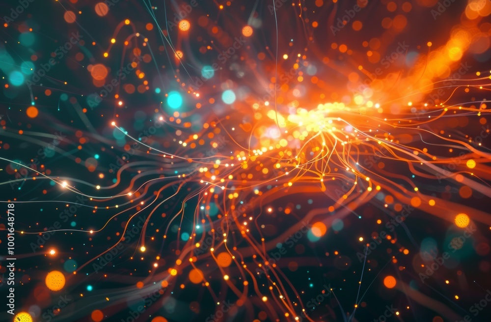 A visually captivating digital artwork depicting an intricate network of glowing data points and lines, representing the complexity and depth of AI models in neural networks. The composition includes A visually captivating digital artwork depicting an intricate network of glowing data points and lines, representing the complexity and depth of AI models in neural networks. The composition includes