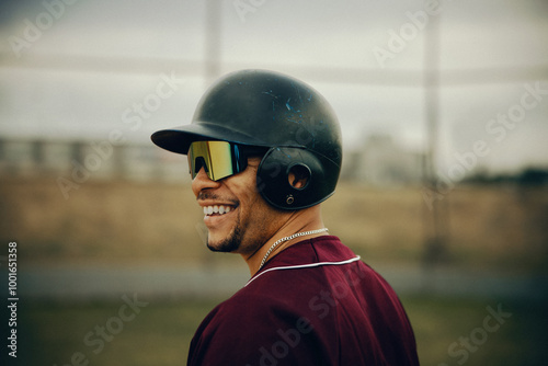 Major league baseball player exuding a passionate and joyful energy on the field