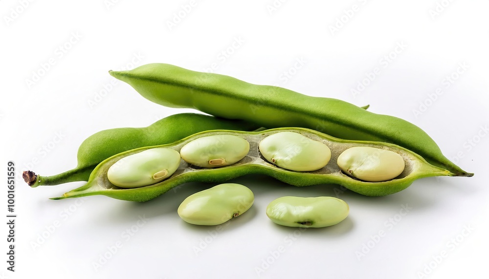 lima bean - Phaseolus lunatus - also known as butter, sieva, double or Madagascar bean, is a legume grown for its edible seeds. A good source of dietary fiber and fat free source. Isolated on white lima bean - Phaseolus lunatus - also known as butter, sieva, double or Madagascar bean, is a legume grown for its edible seeds. A good source of dietary fiber and fat free source. Isolated on white