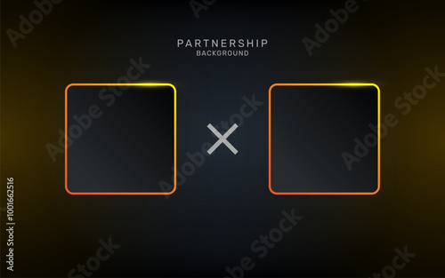 Collaboration or Partnership Background design
