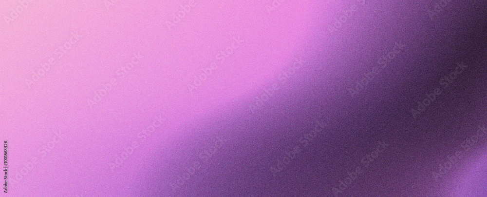 Fototapeta premium Abstract grainy background glowing dark purple and indigo blurred color flow banner poster cover design, noise texture effect, glow template empty space, grainy noise grungy texture color