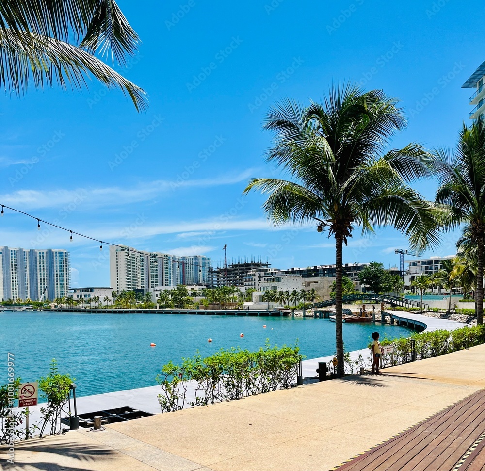 Obraz premium Bay cancun mexico