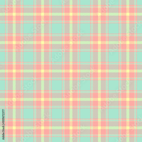 Cutout tartan plaid seamless, satin vector check background. Site pattern fabric textile texture in light and red colors.