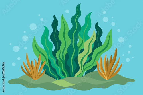 water plant vector illustration