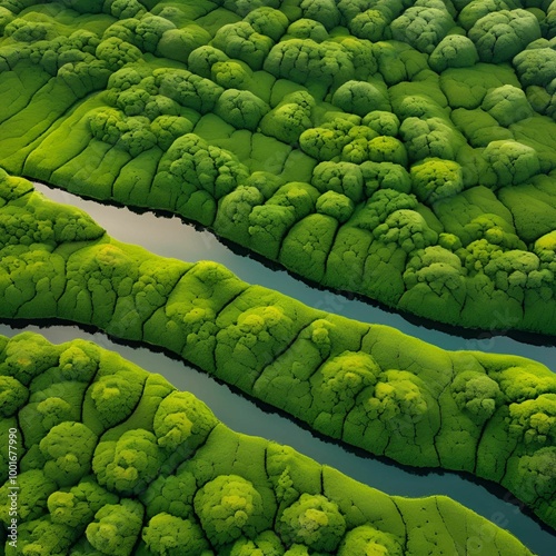 green background Green City future world eco friendly community restored nature 