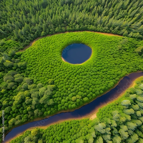 green plantation Green City future world eco friendly community restored nature 