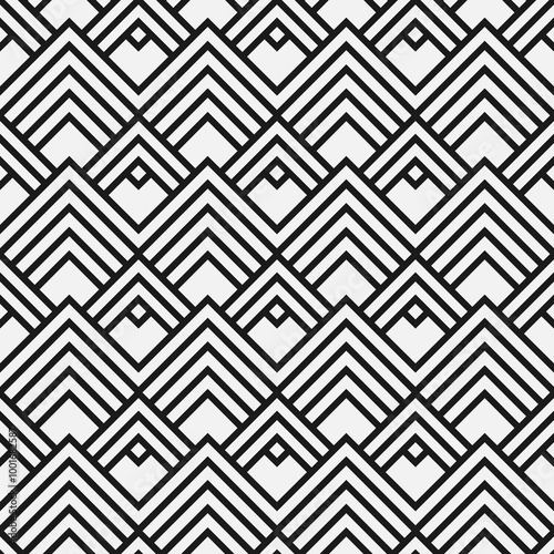 Abstract geometric seamless pattern.