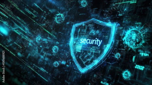 Cybersecurity Shield - Cyber Attack Prevention