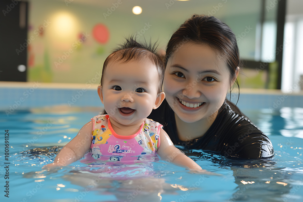 Swimming lessons for newborns focus on gentle water introduction, promoting early water comfort and building trust between baby and parent. Swimming lessons for newborns focus on gentle water introduction, promoting early water comfort and building trust between baby and parent.