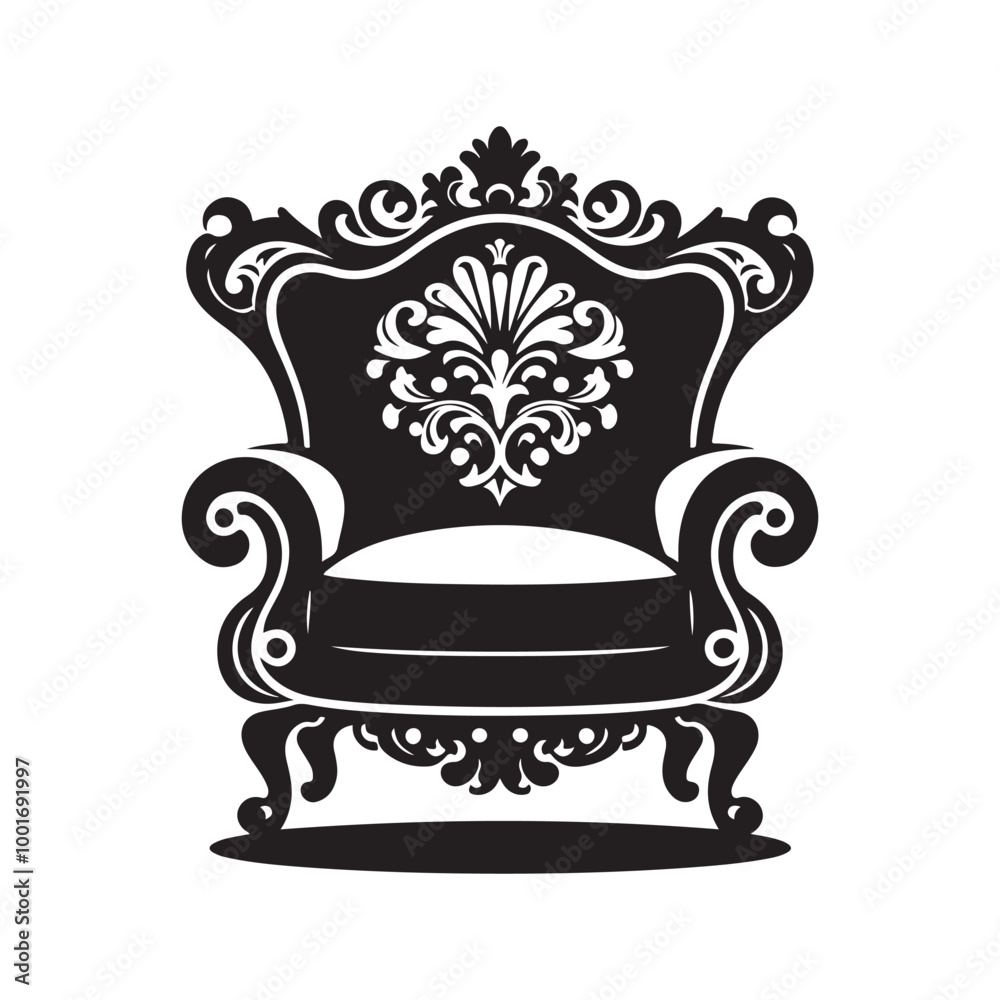 Armchair Silhouette Vector Illustration – Premium Stock Graphics Armchair Silhouette Vector Illustration – Premium Stock Graphics