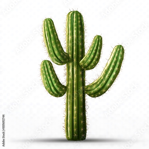 Cactus isolated on transparent background vector art high quality download image